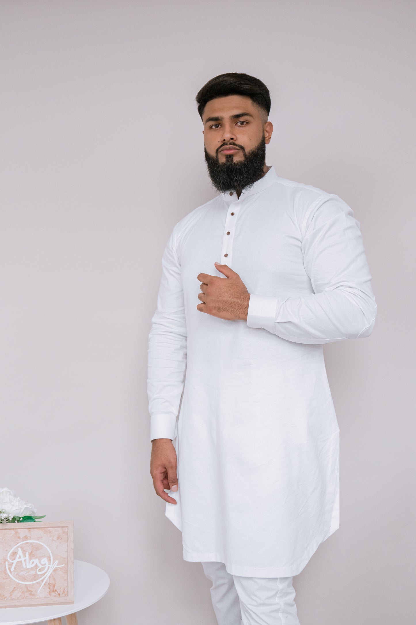 Simply Stylish - White Kurta