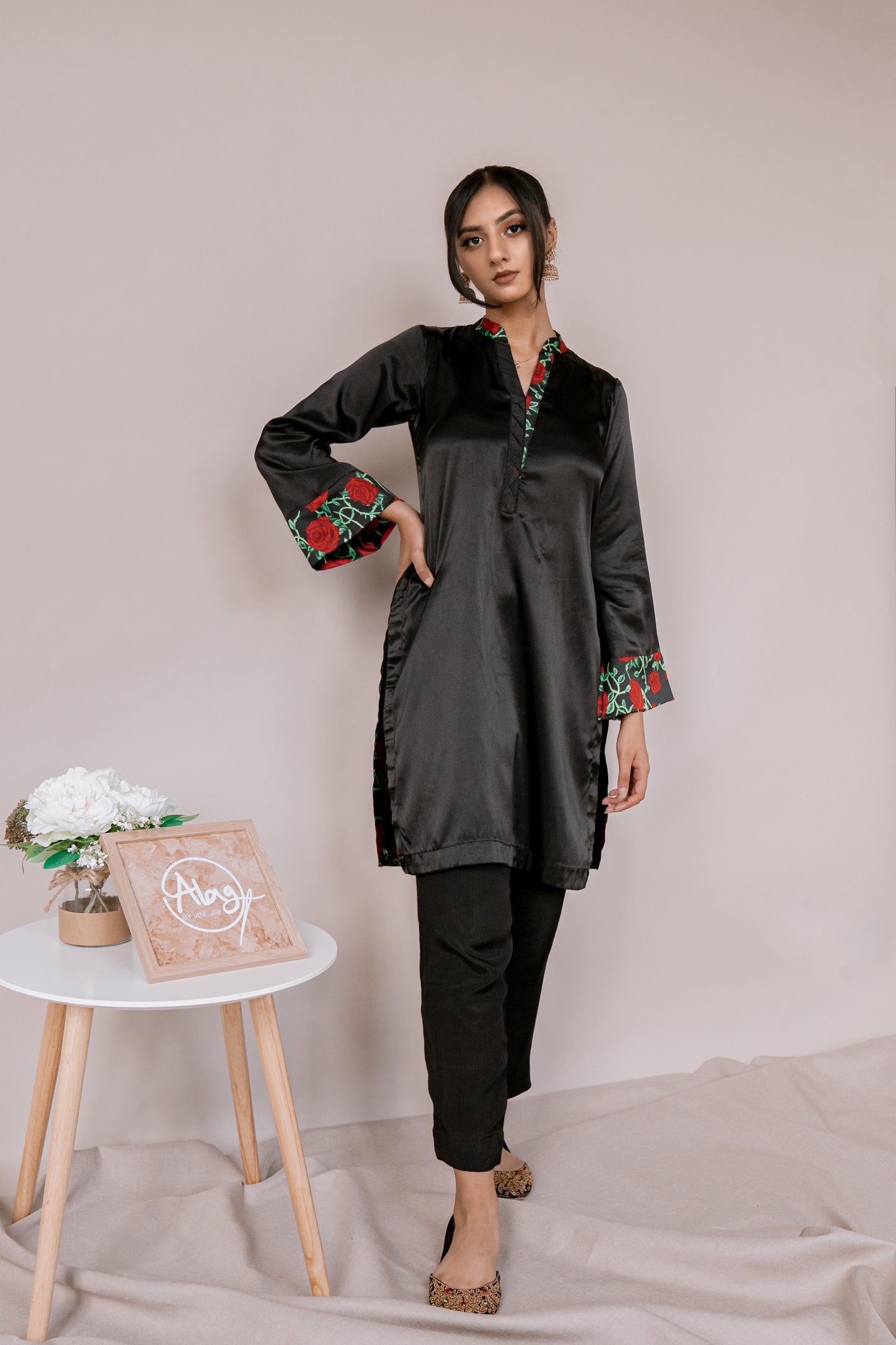 Heartbreaker - Black Kurti