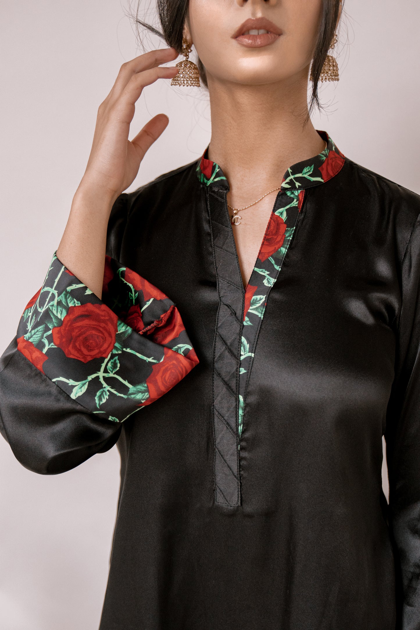 Heartbreaker - Black Kurti