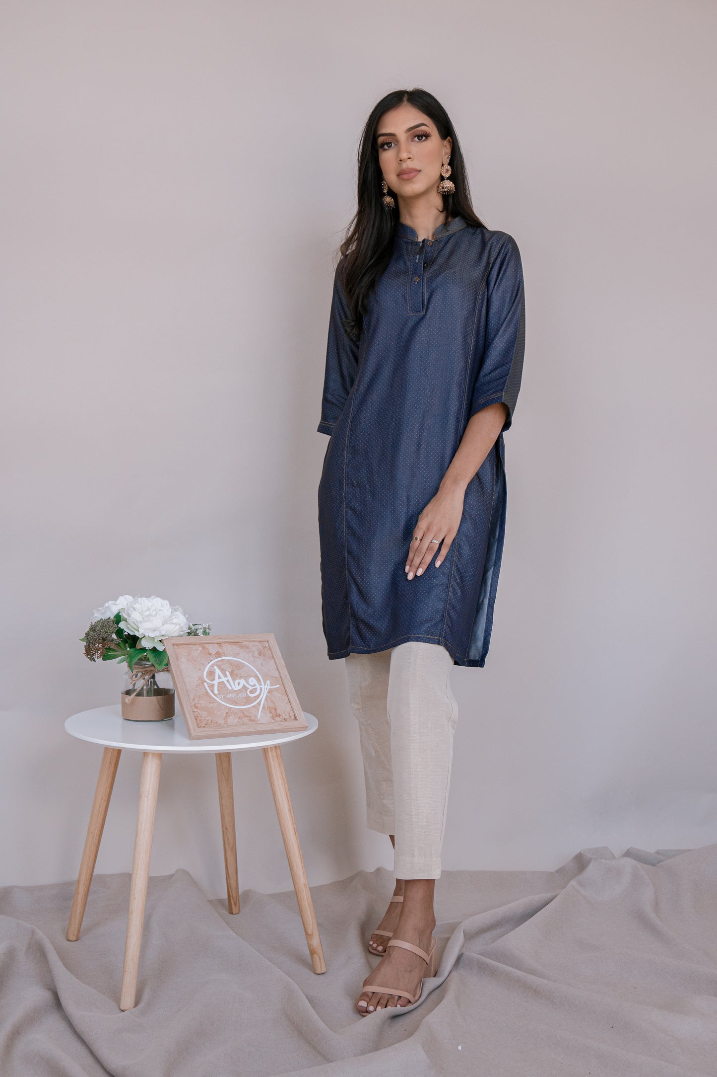 Stand Out - Denim Kurti