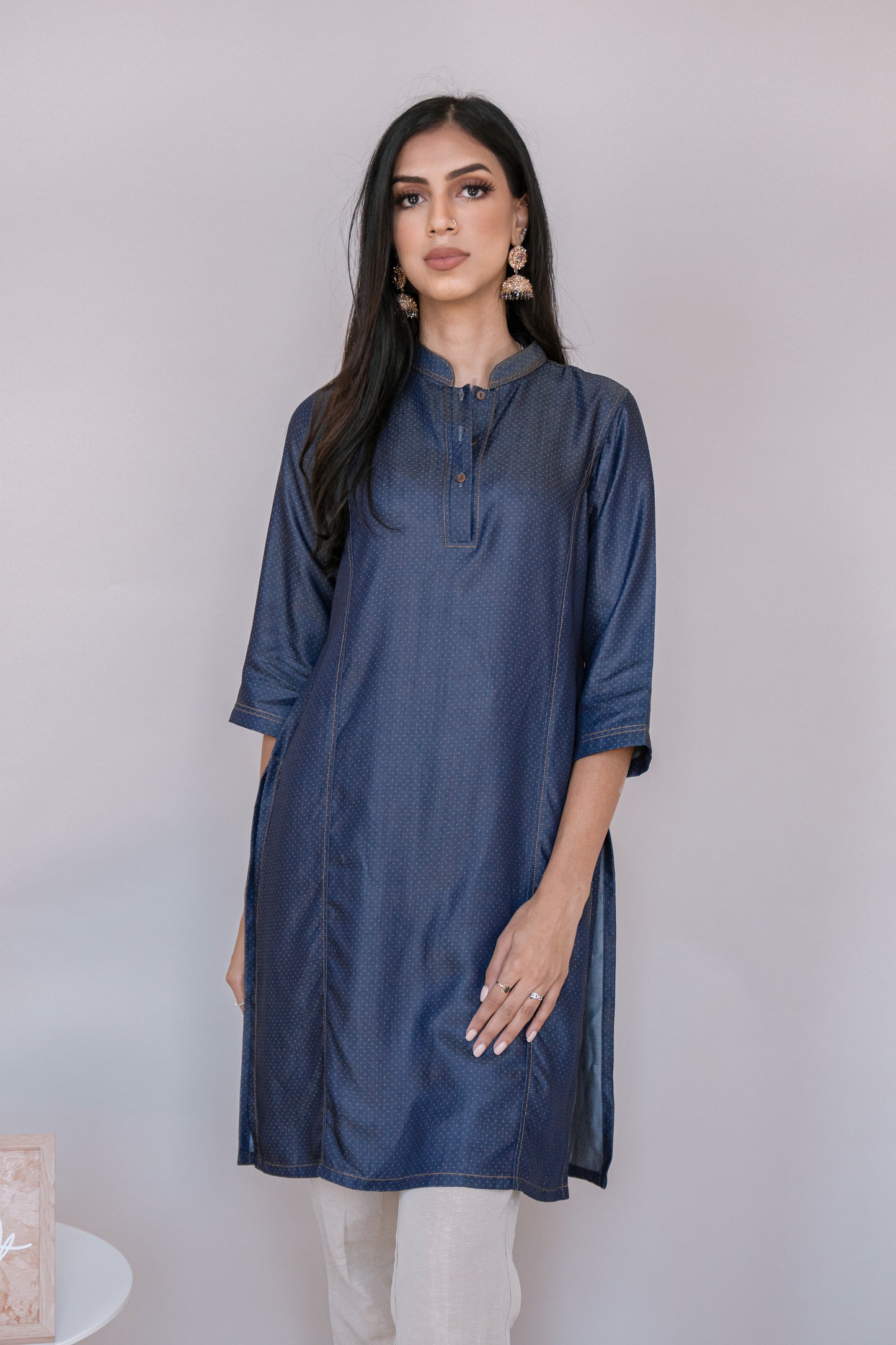 Stand Out - Denim Kurti