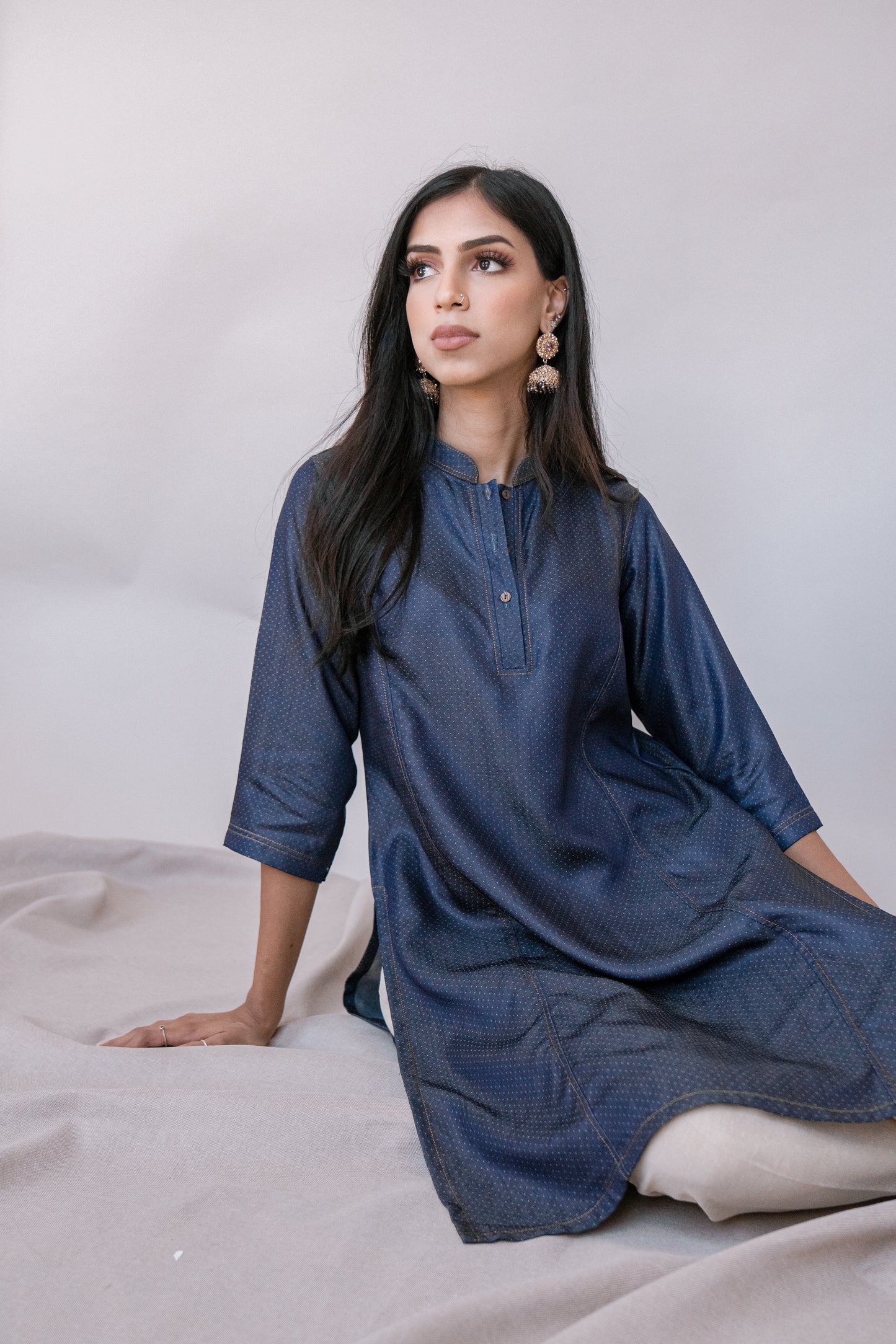 Stand Out - Denim Kurti