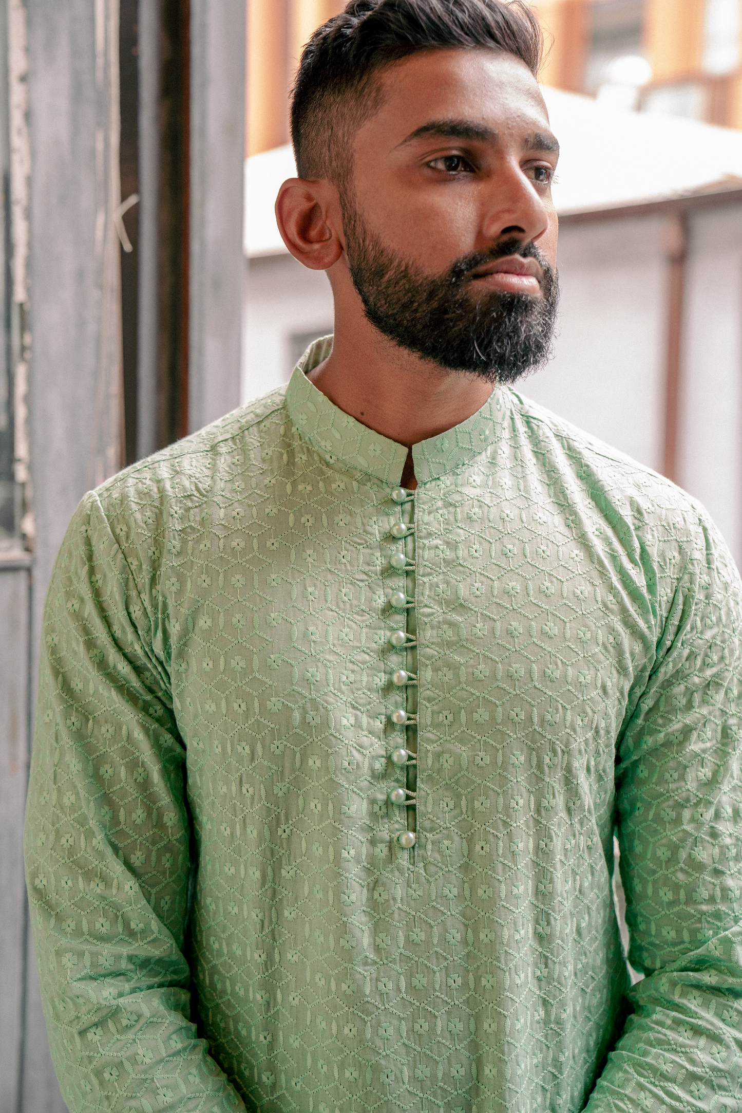 Casanova - Mint Green Kurta