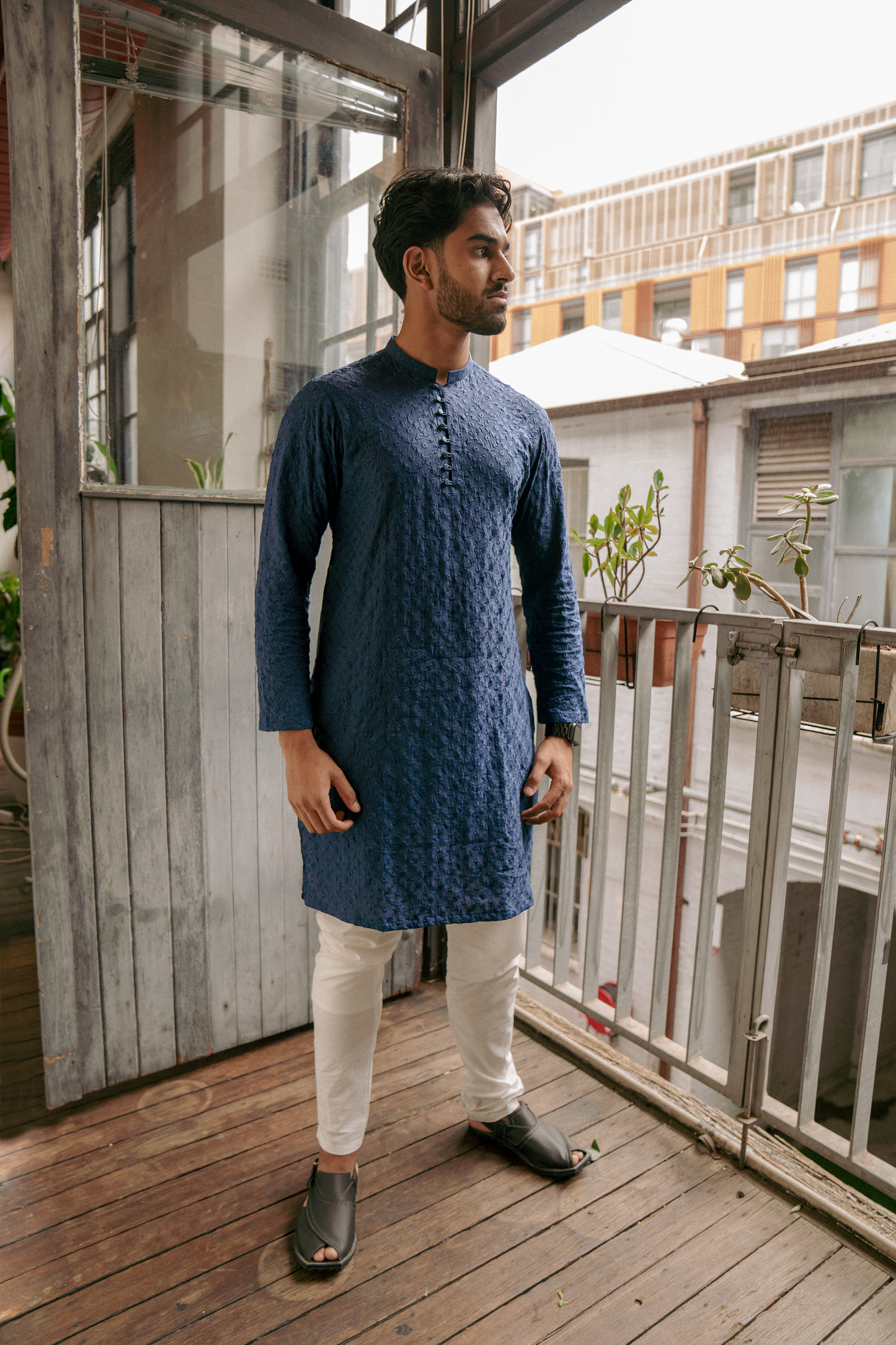 Reckless - Navy Blue Kurta