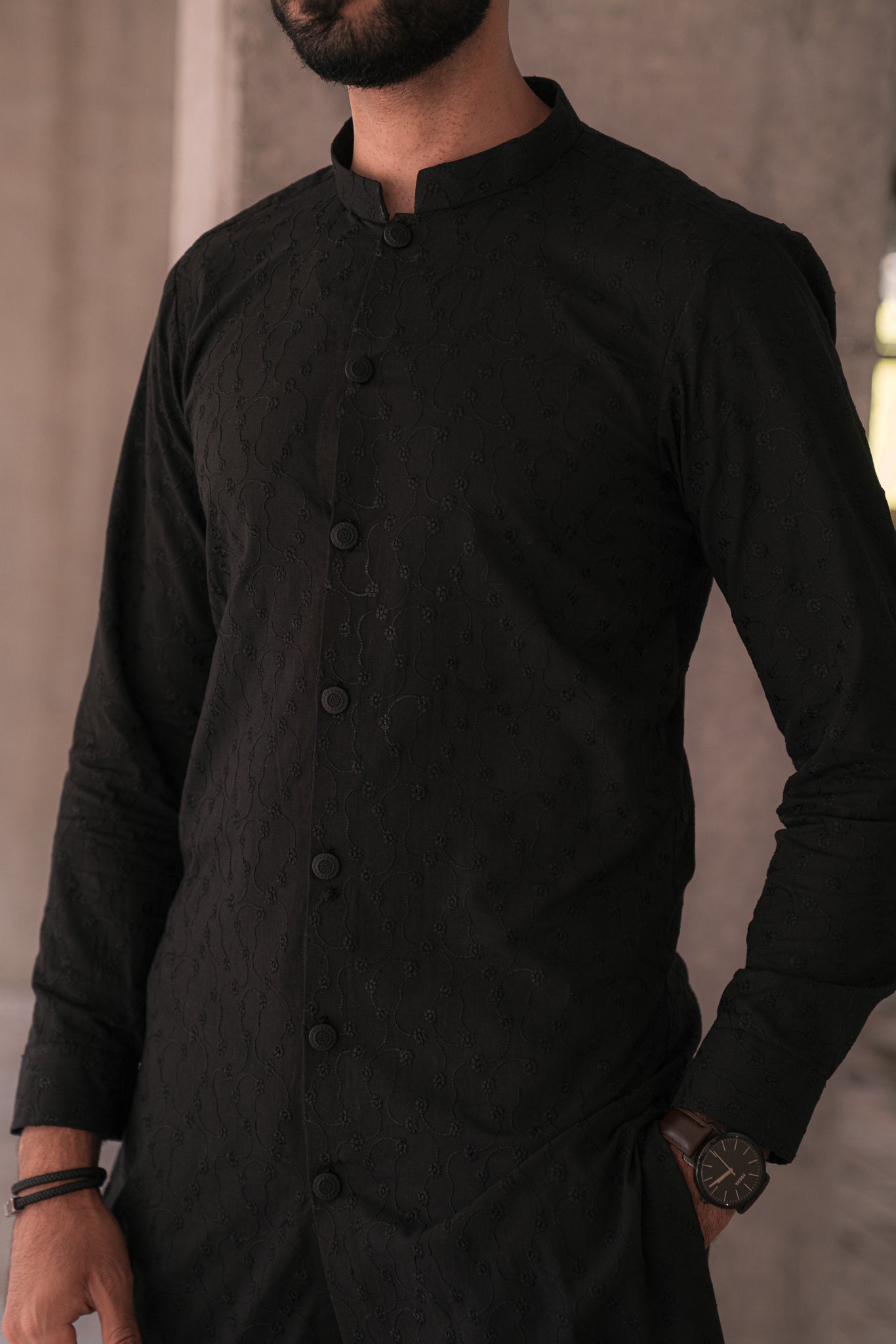 Rooh - Black Kurta