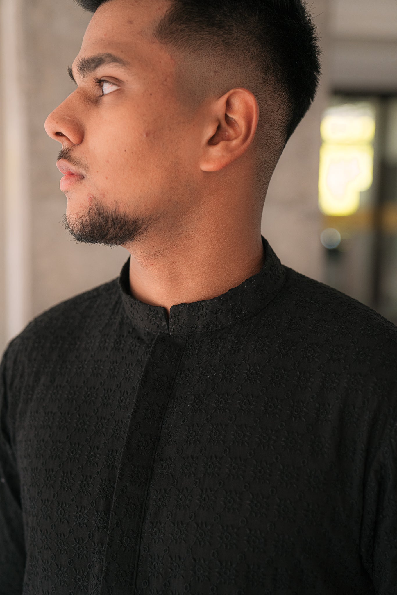 Raat - Black Kurta