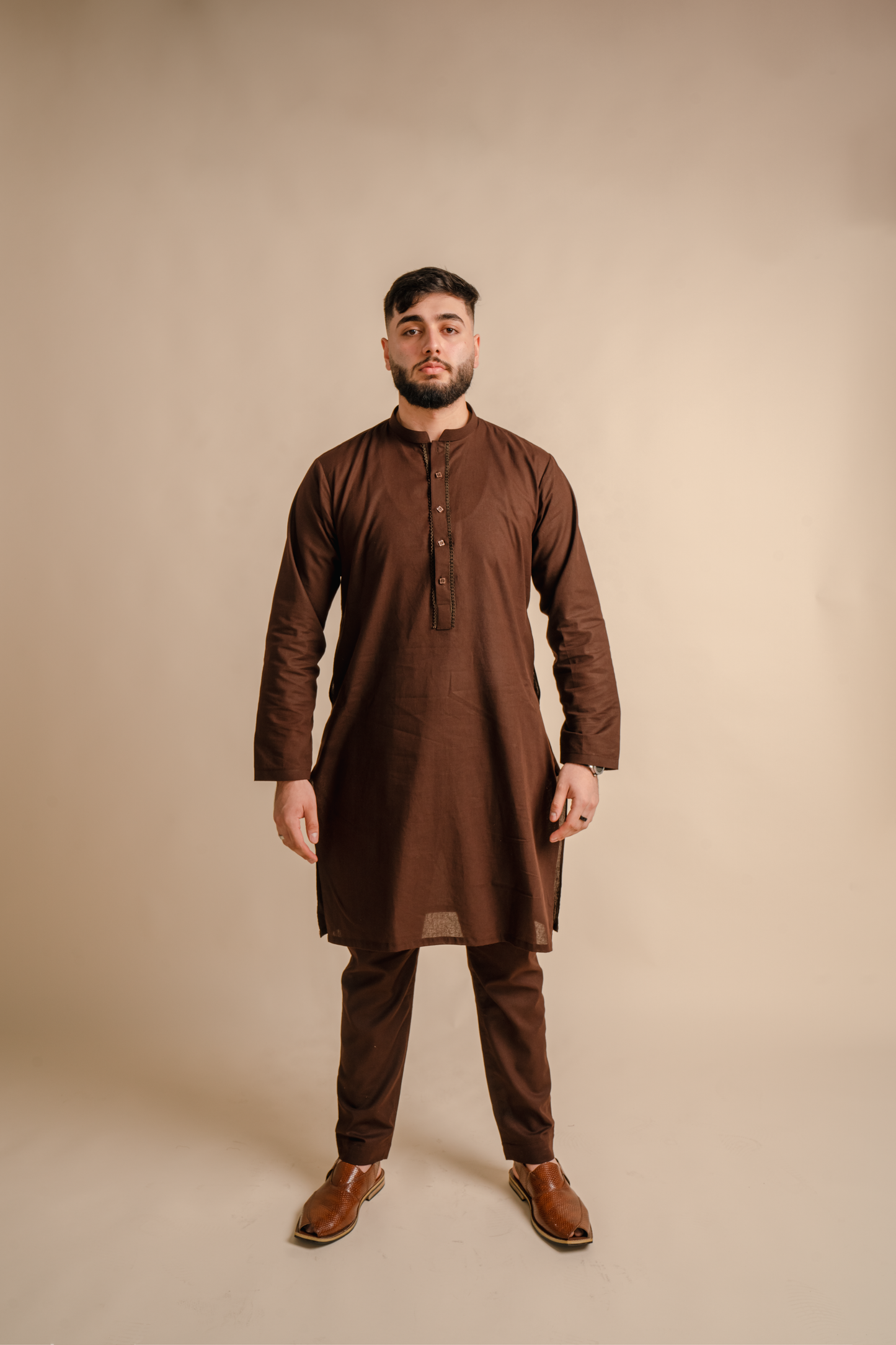 Cocoa Brown Kurta & Pajama
