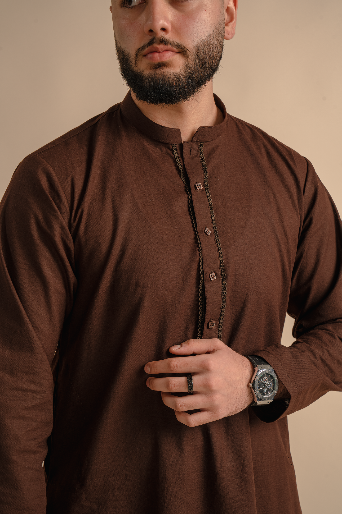 Cocoa Brown Kurta & Pajama