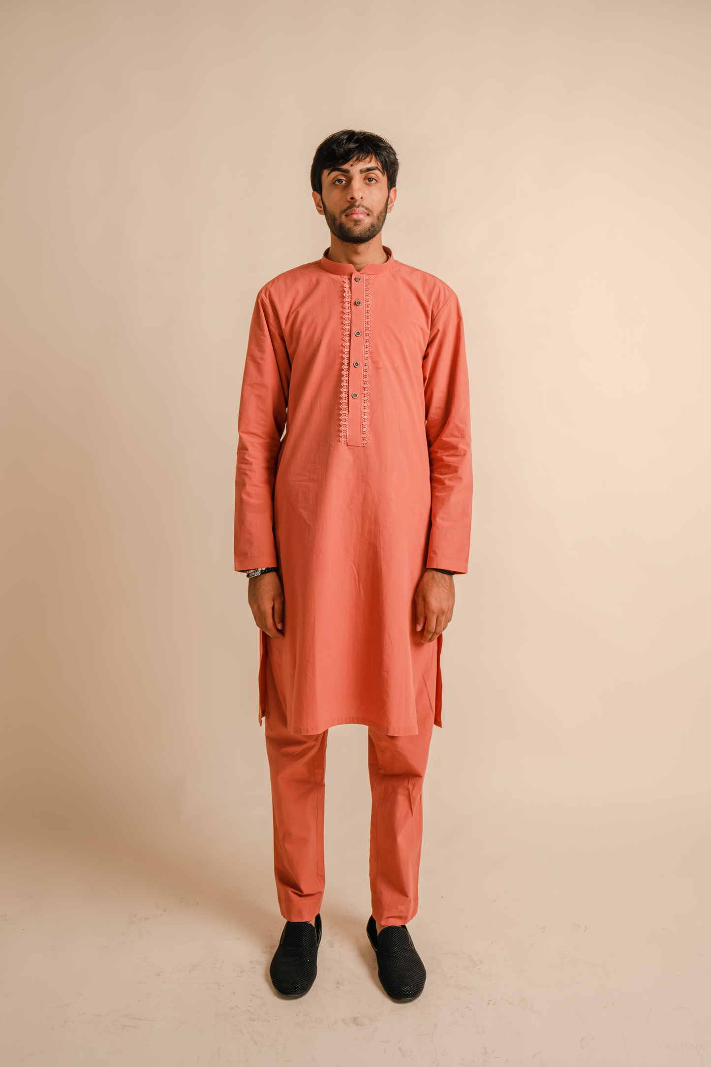 Peach Kurta & Pajama