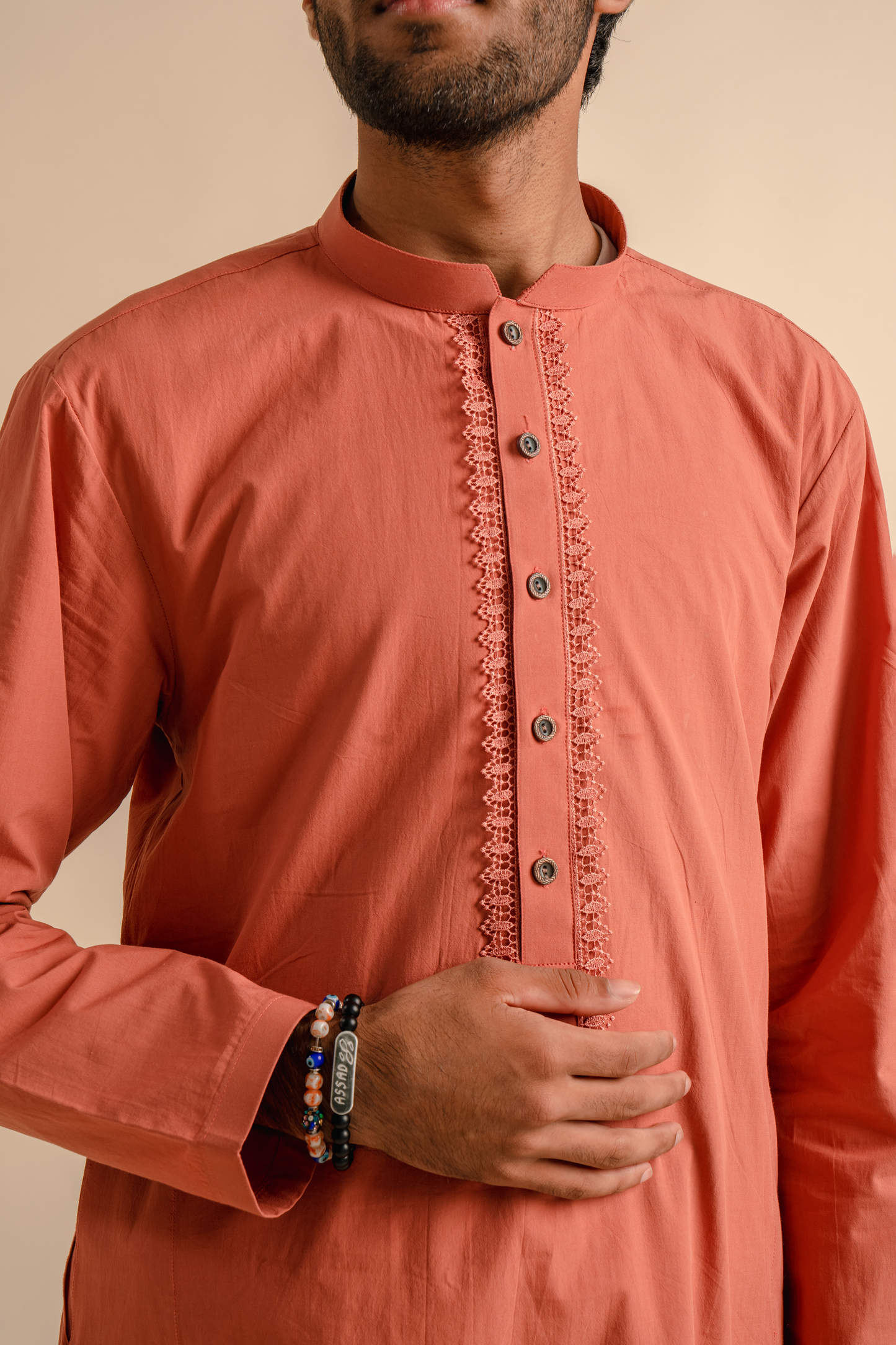 Peach Kurta & Pajama