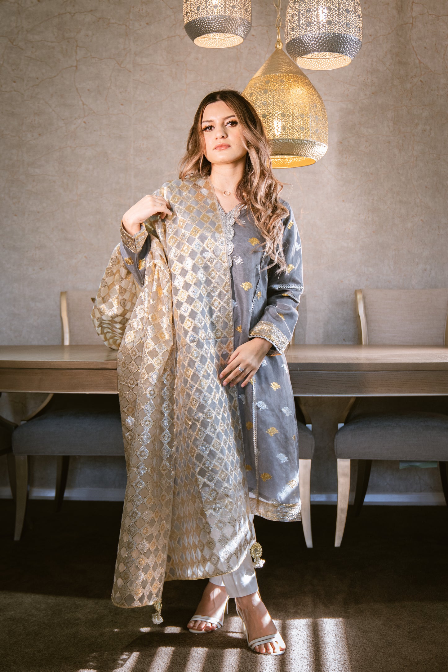 Organza Patterned Dupatta