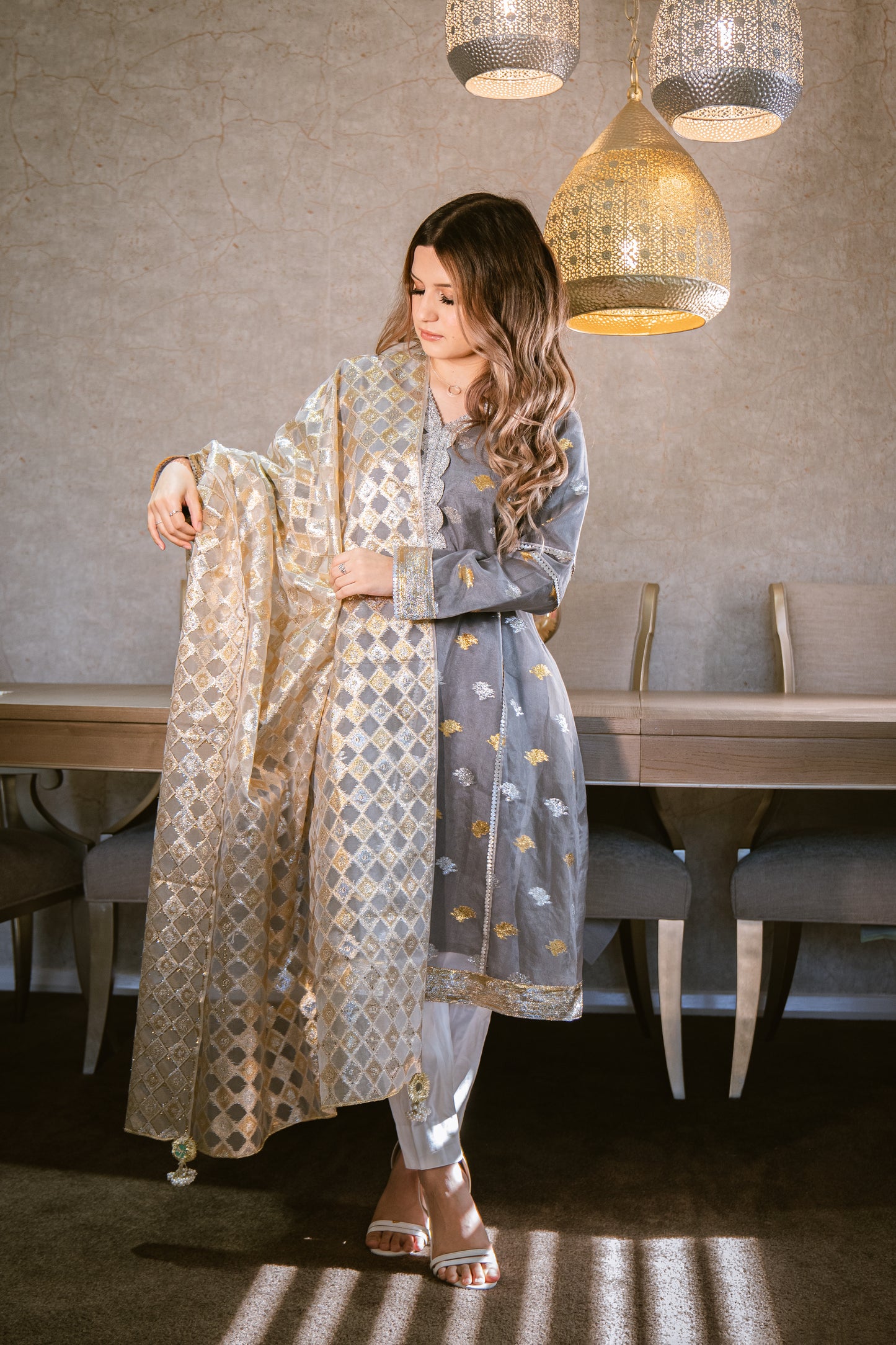 Organza Patterned Dupatta