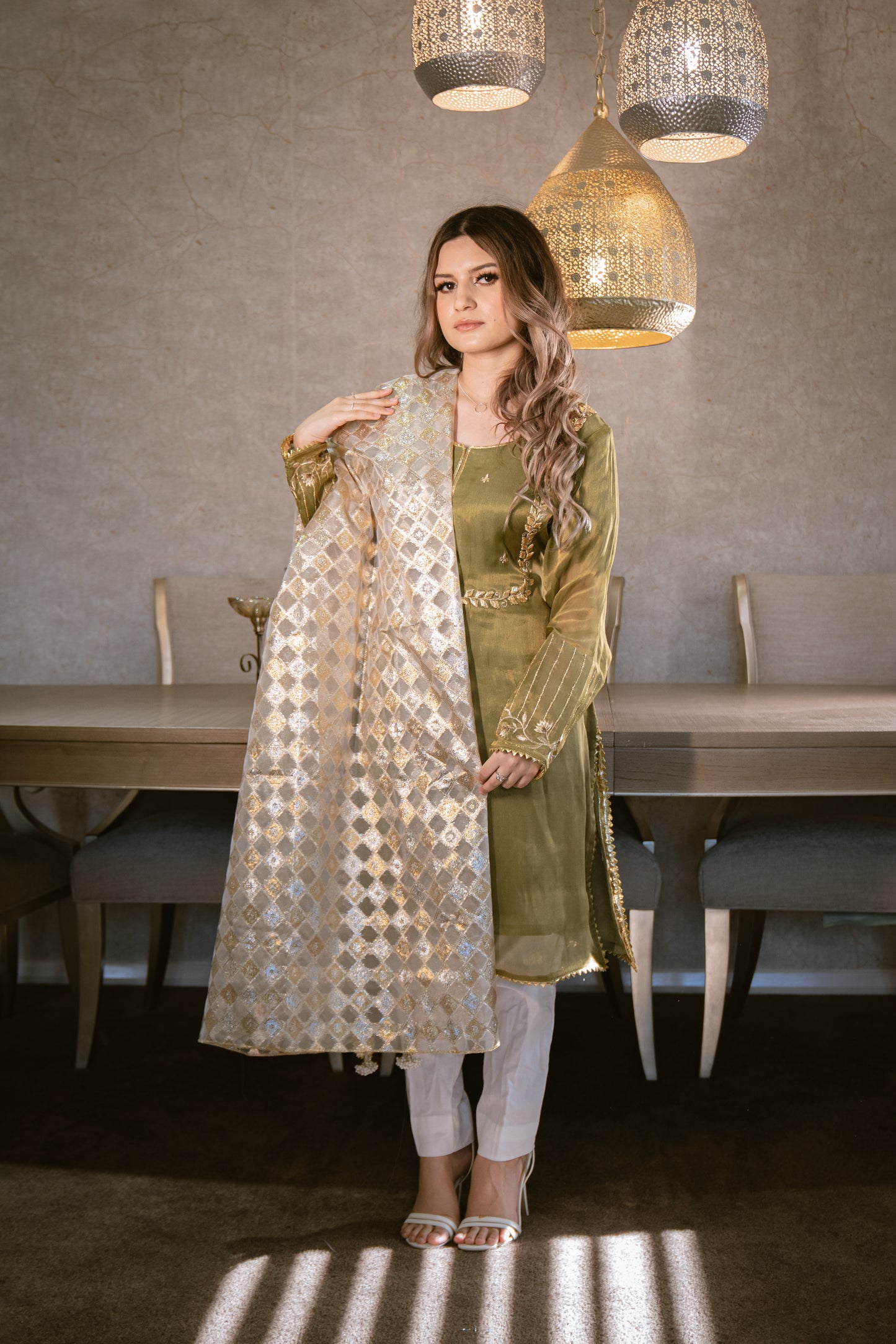 Organza Patterned Dupatta