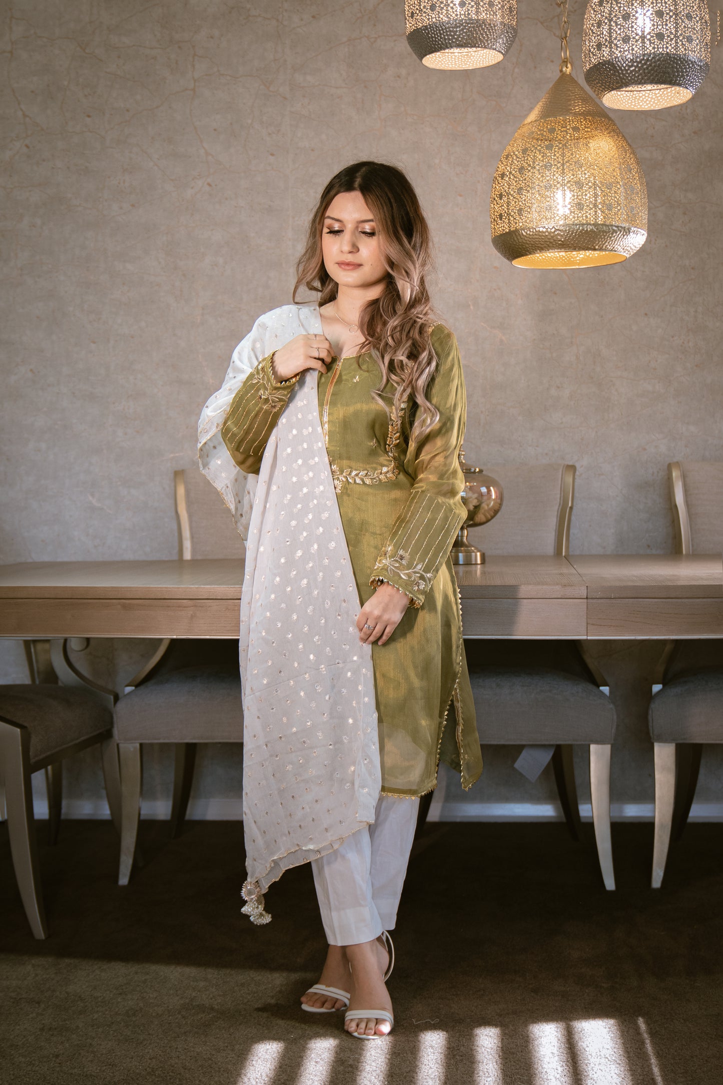 Chiffon Booti Dupatta