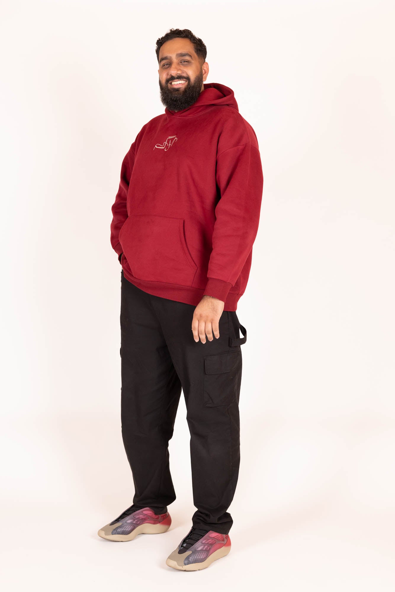 Alag Oversized Hoodie - Maroon