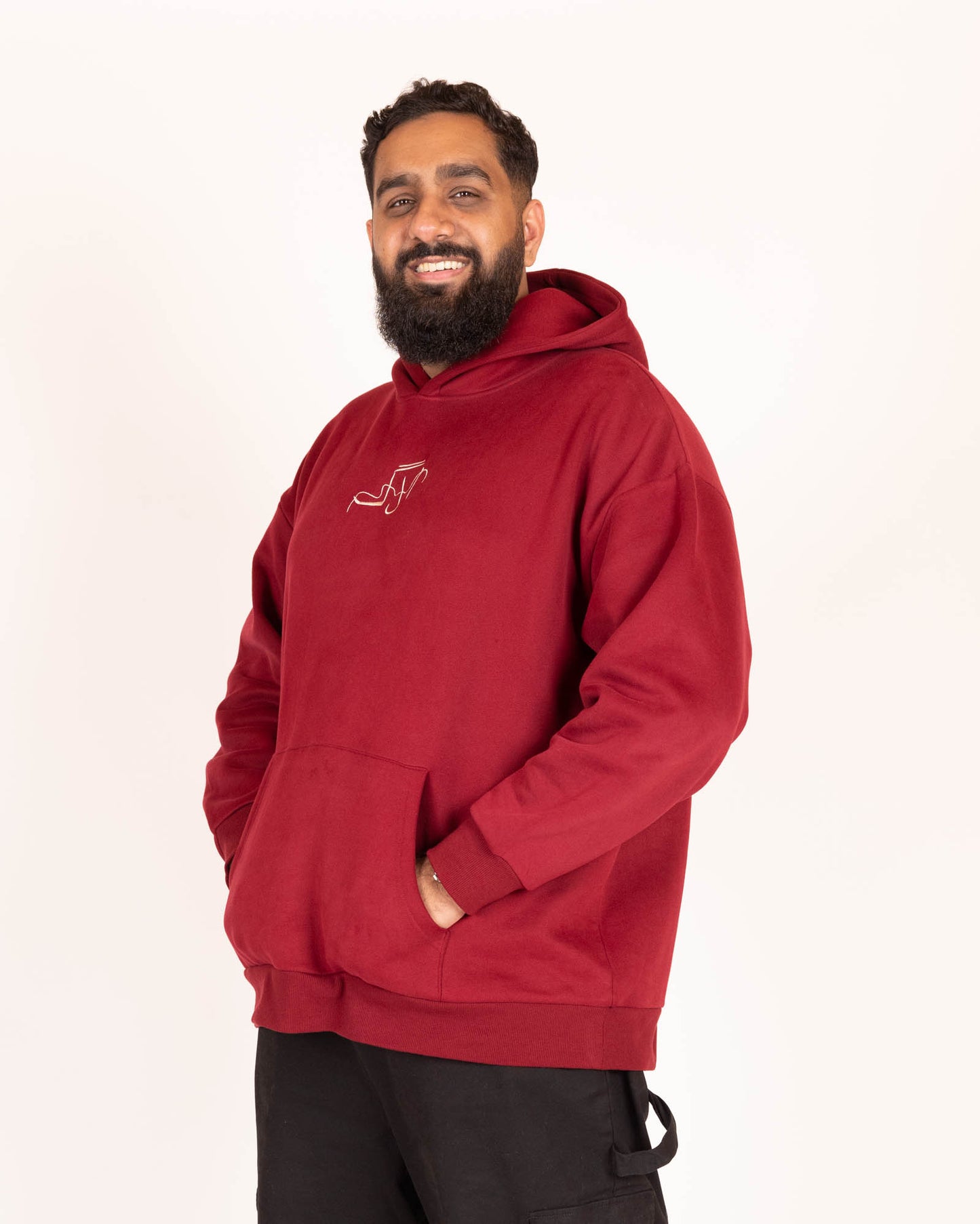 Alag Oversized Hoodie - Maroon