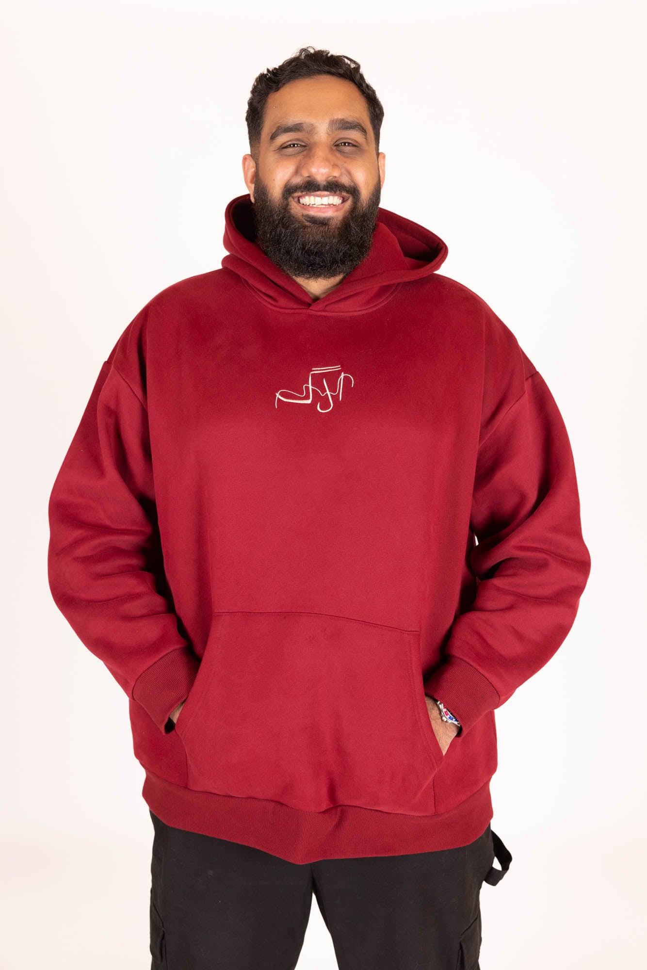 Alag Oversized Hoodie - Maroon