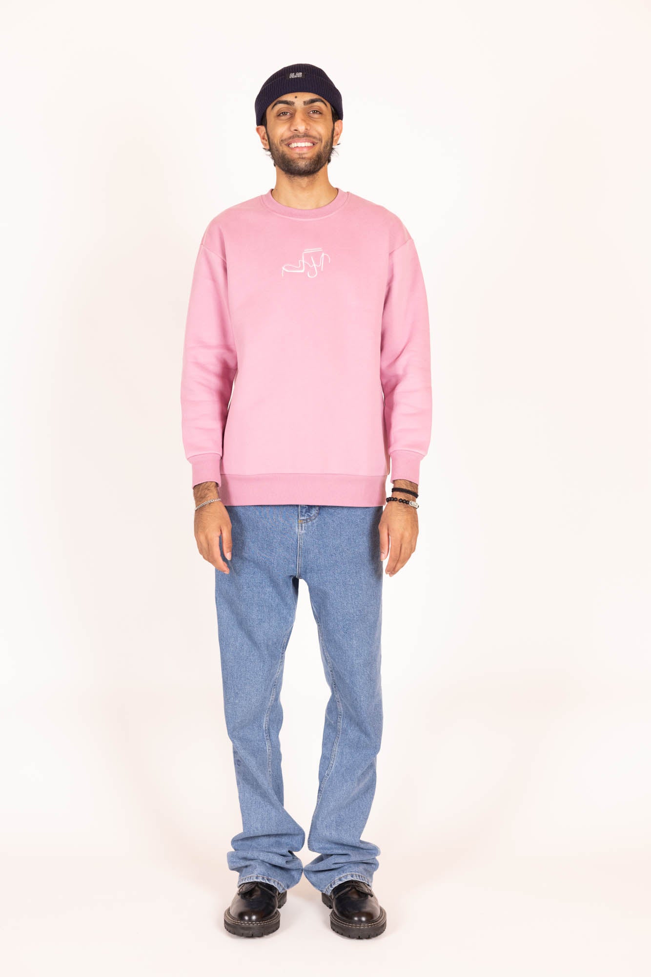 Alag Oversized Sweatshirt - Pink