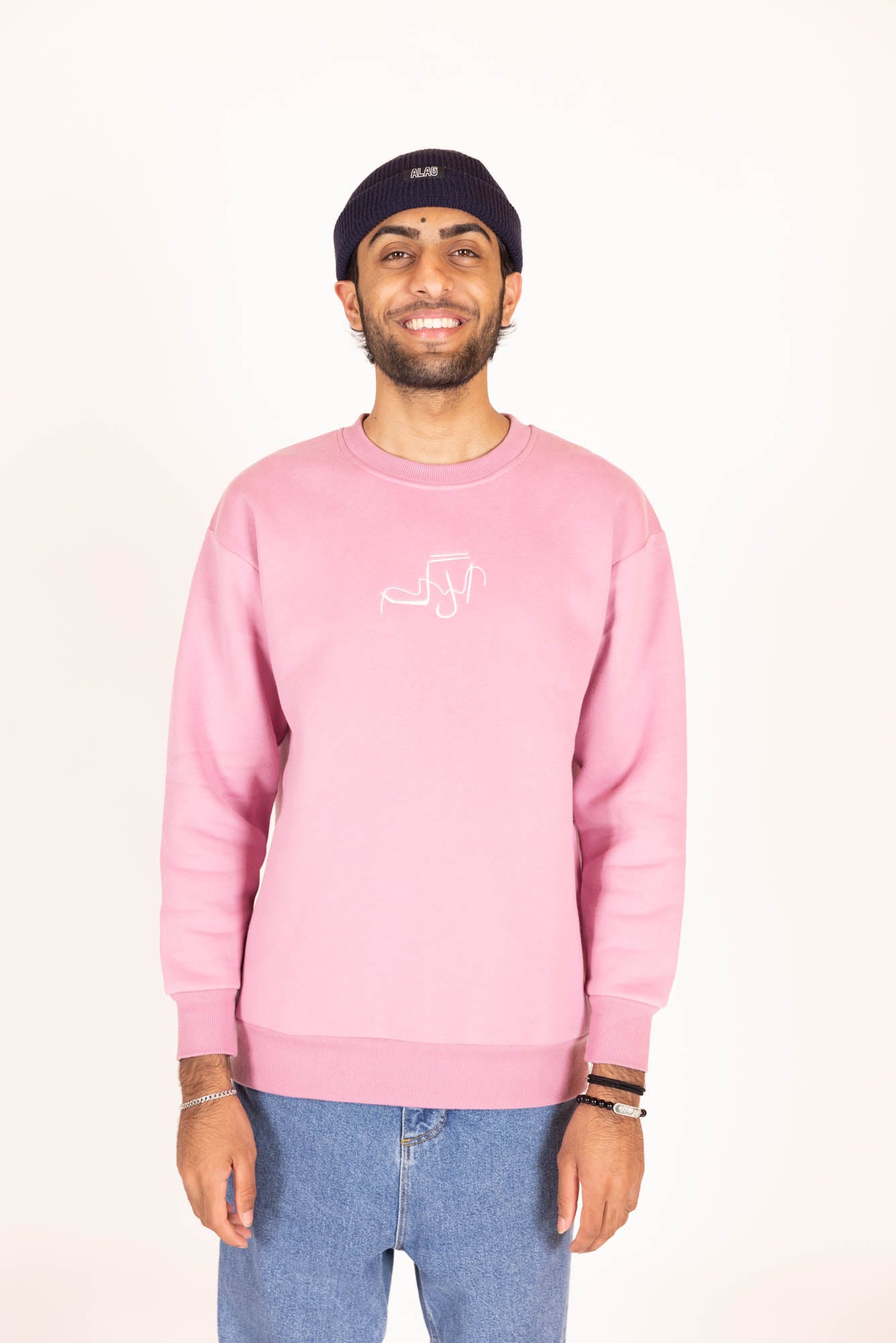 Alag Oversized Sweatshirt - Pink