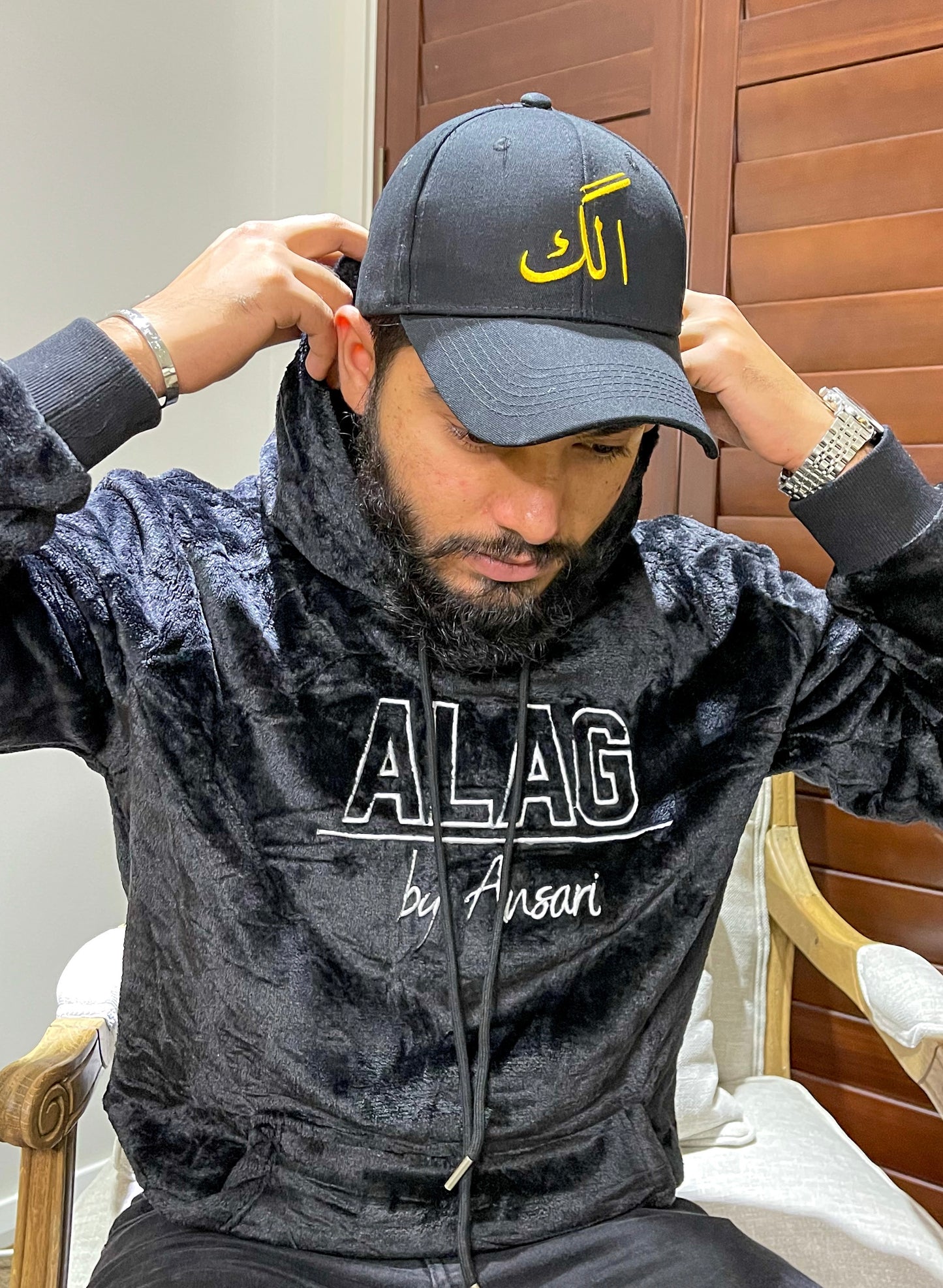 Alag Cap - Gold Embroidery