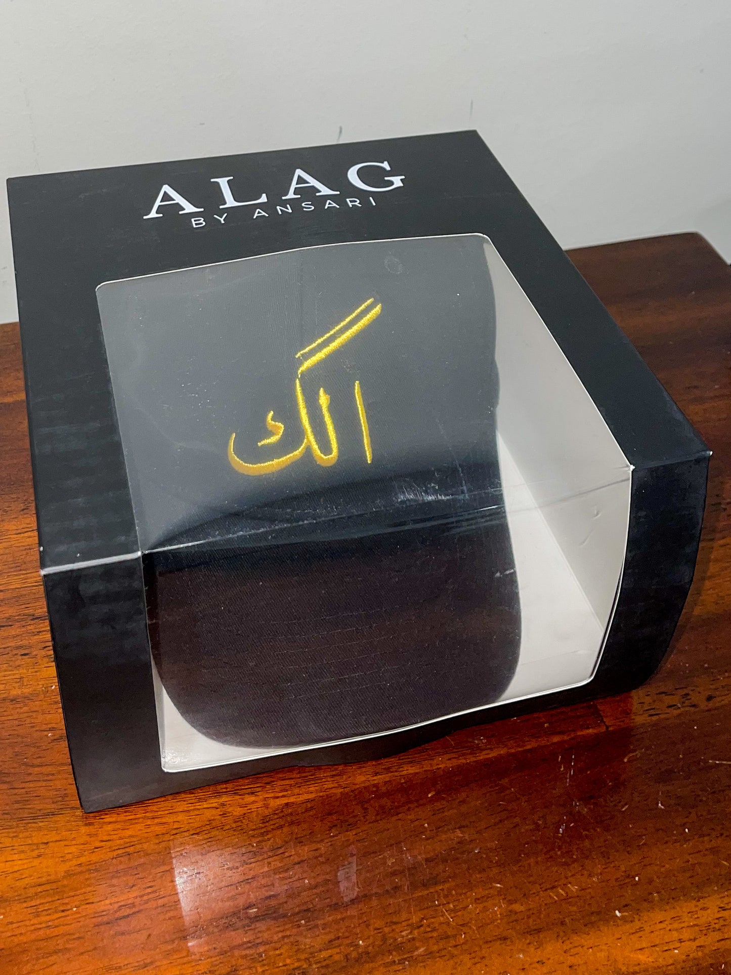 Alag Cap - Black Embroidery