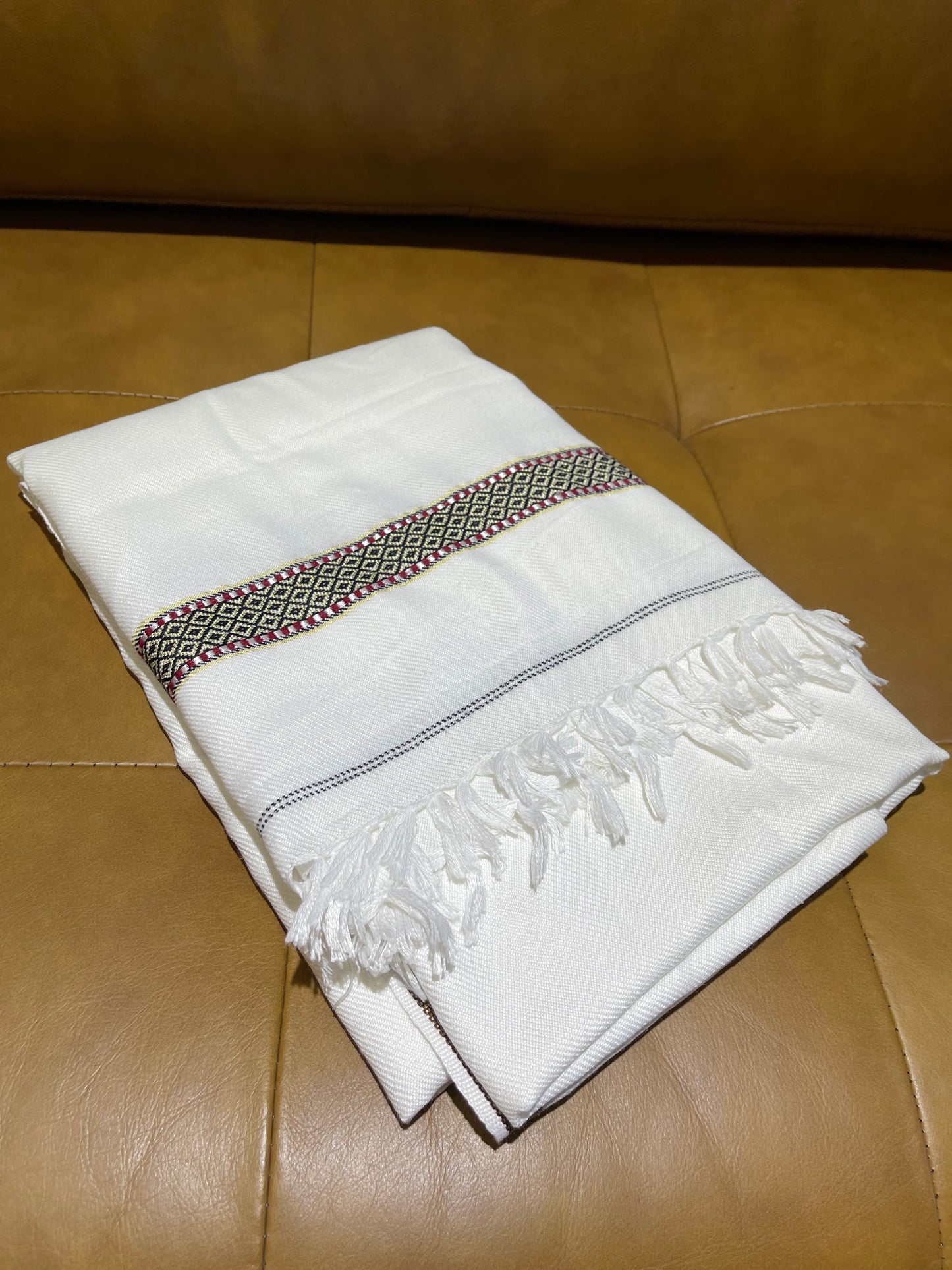 Gents - White Shawl