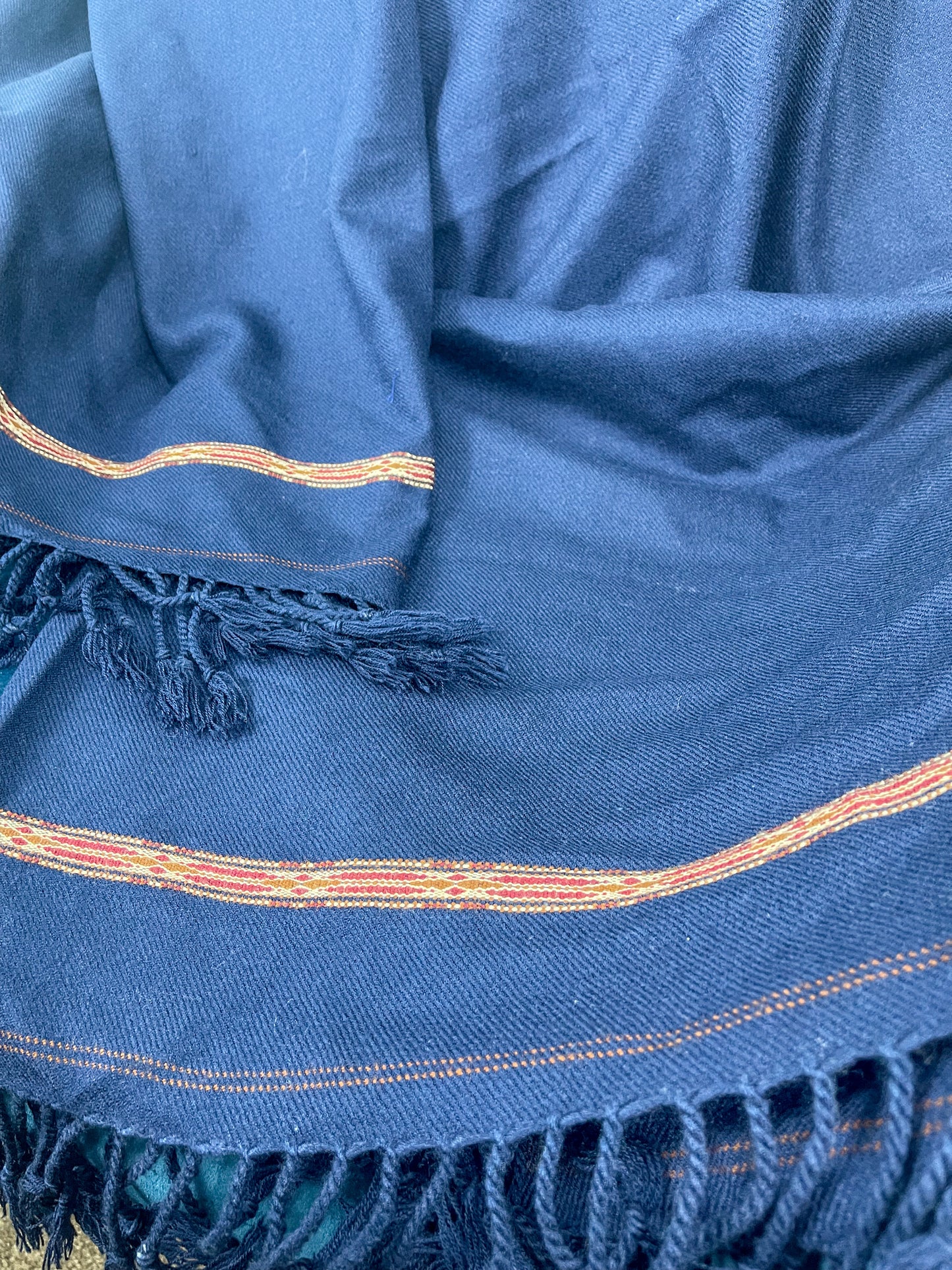 Navy Blue Shawl
