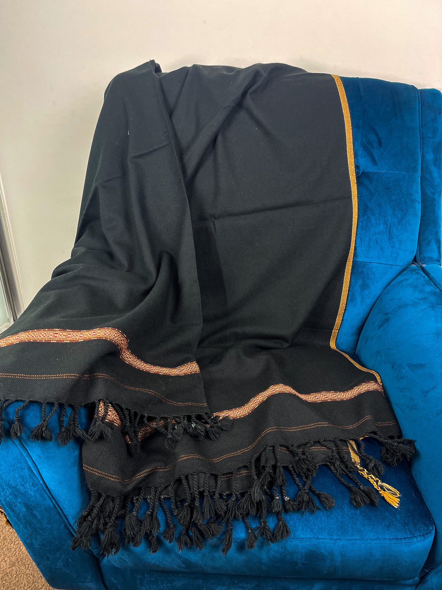 Black Thick Shawl