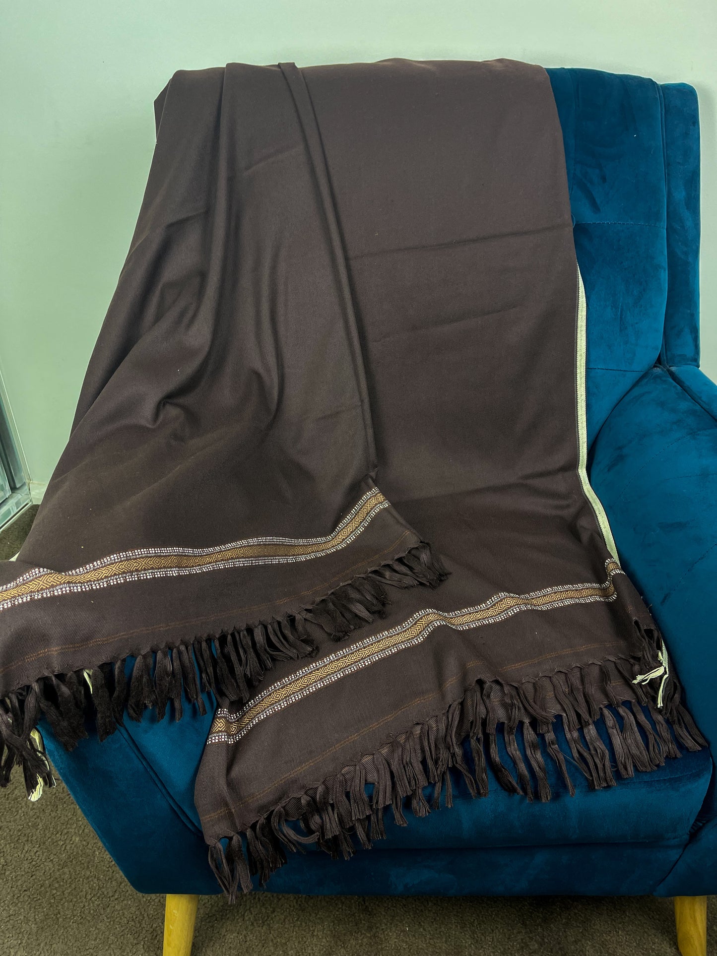 Brown Shawl - Flat Tussles