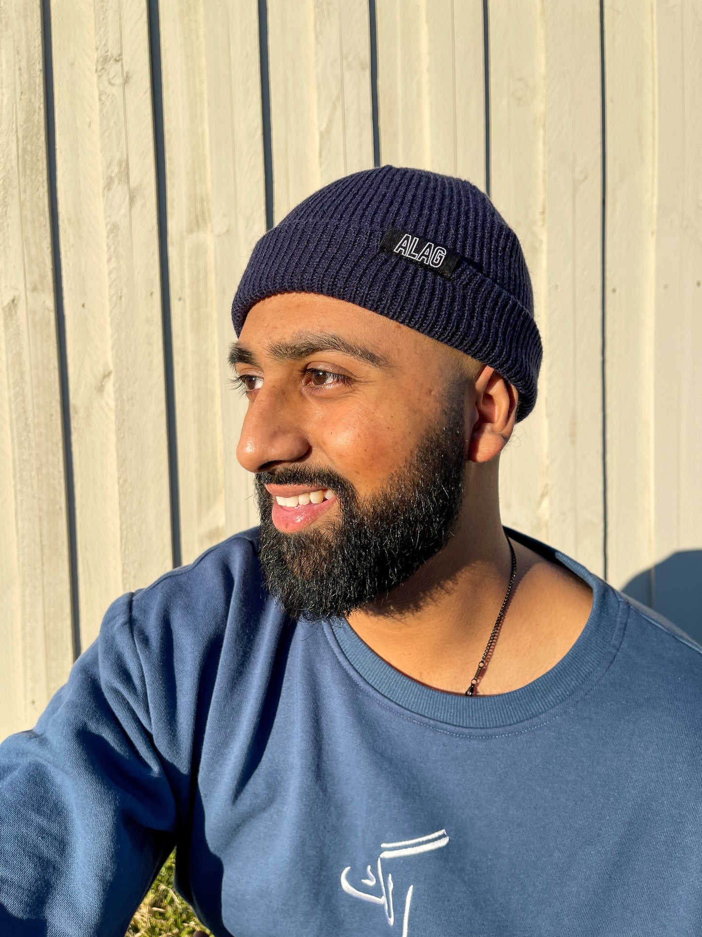 Alag Fisherman Beanie - Navy Blue