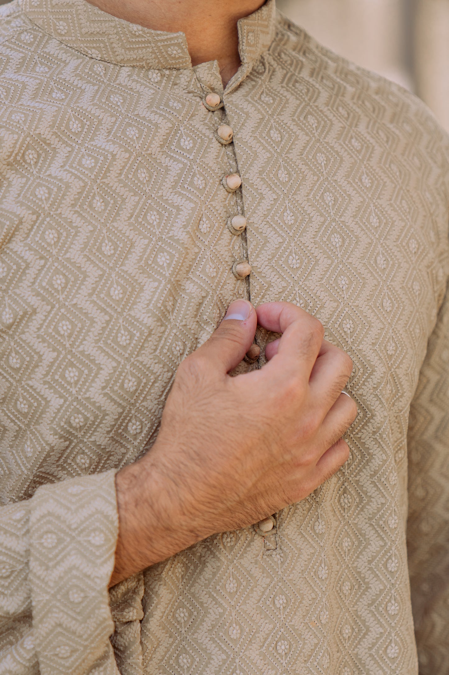 Suave - Beige Kurta