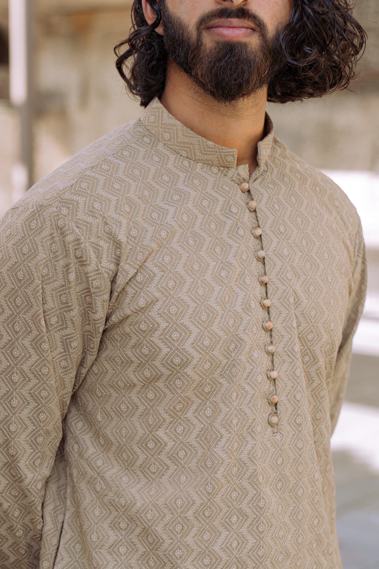 Suave - Beige Kurta