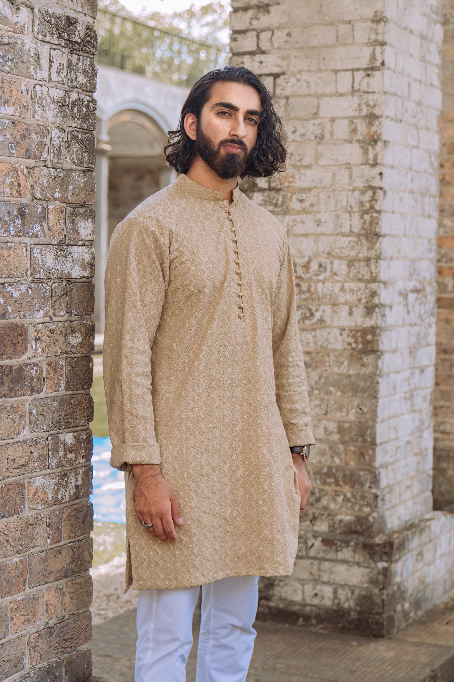 Suave - Beige Kurta