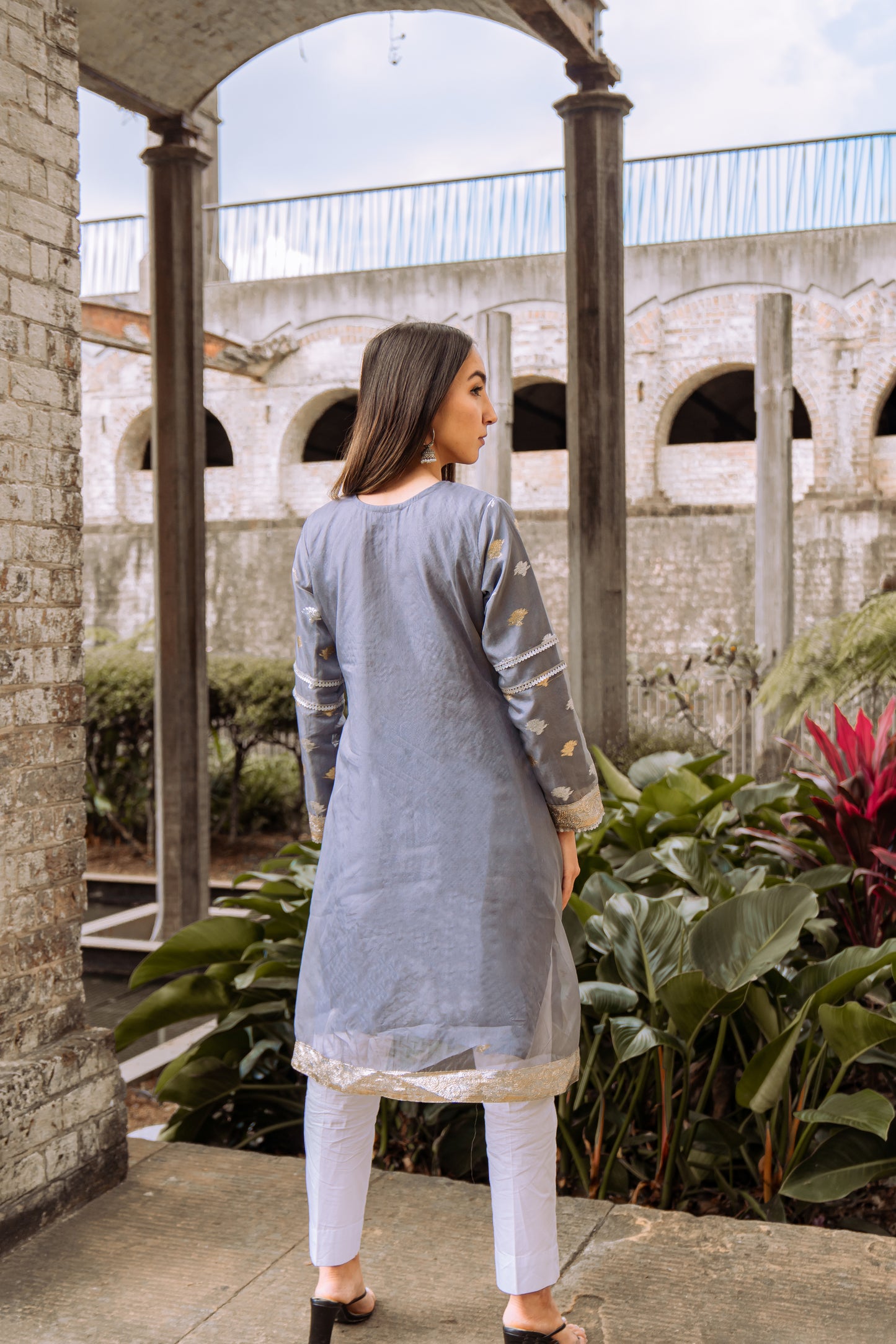 Lavish - Grey Kurti