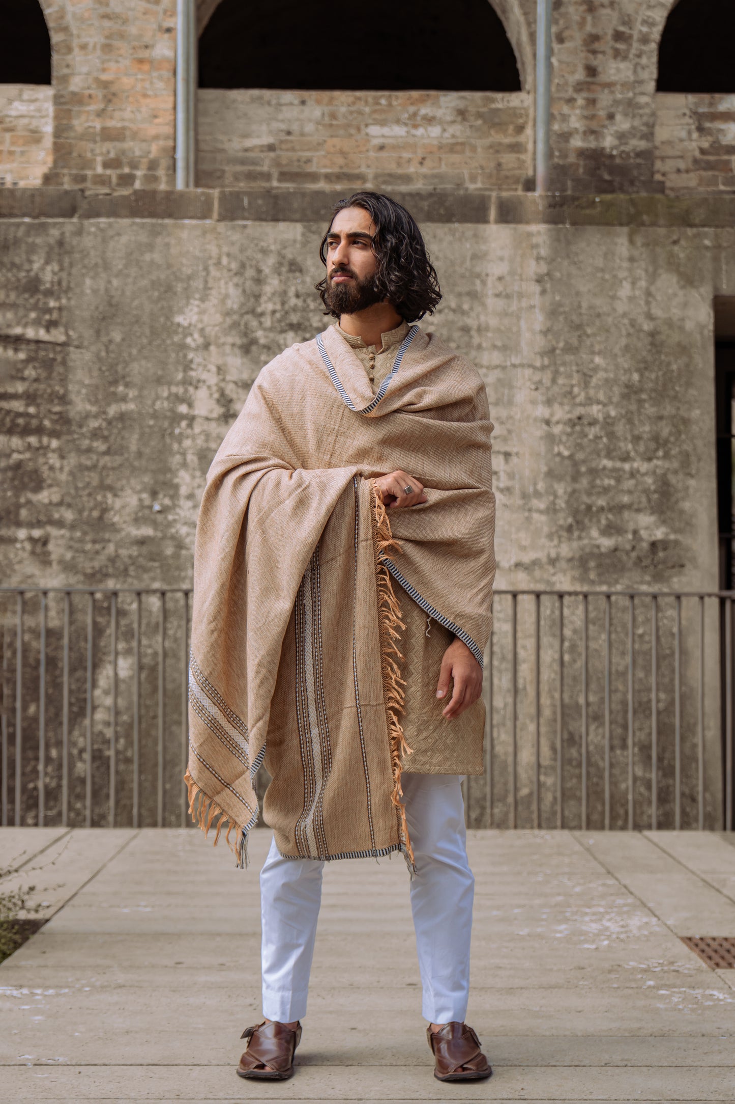 Beige Shawl