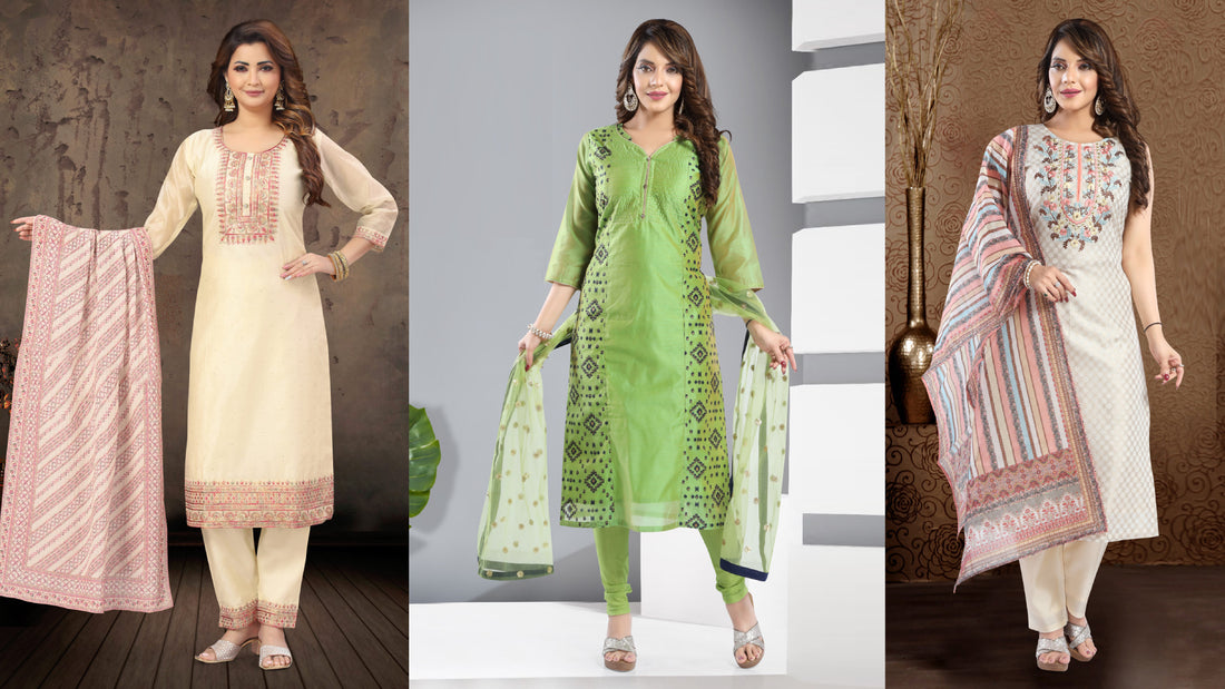 Salwar Kameez And Churidar Suits With An Ethnic Style