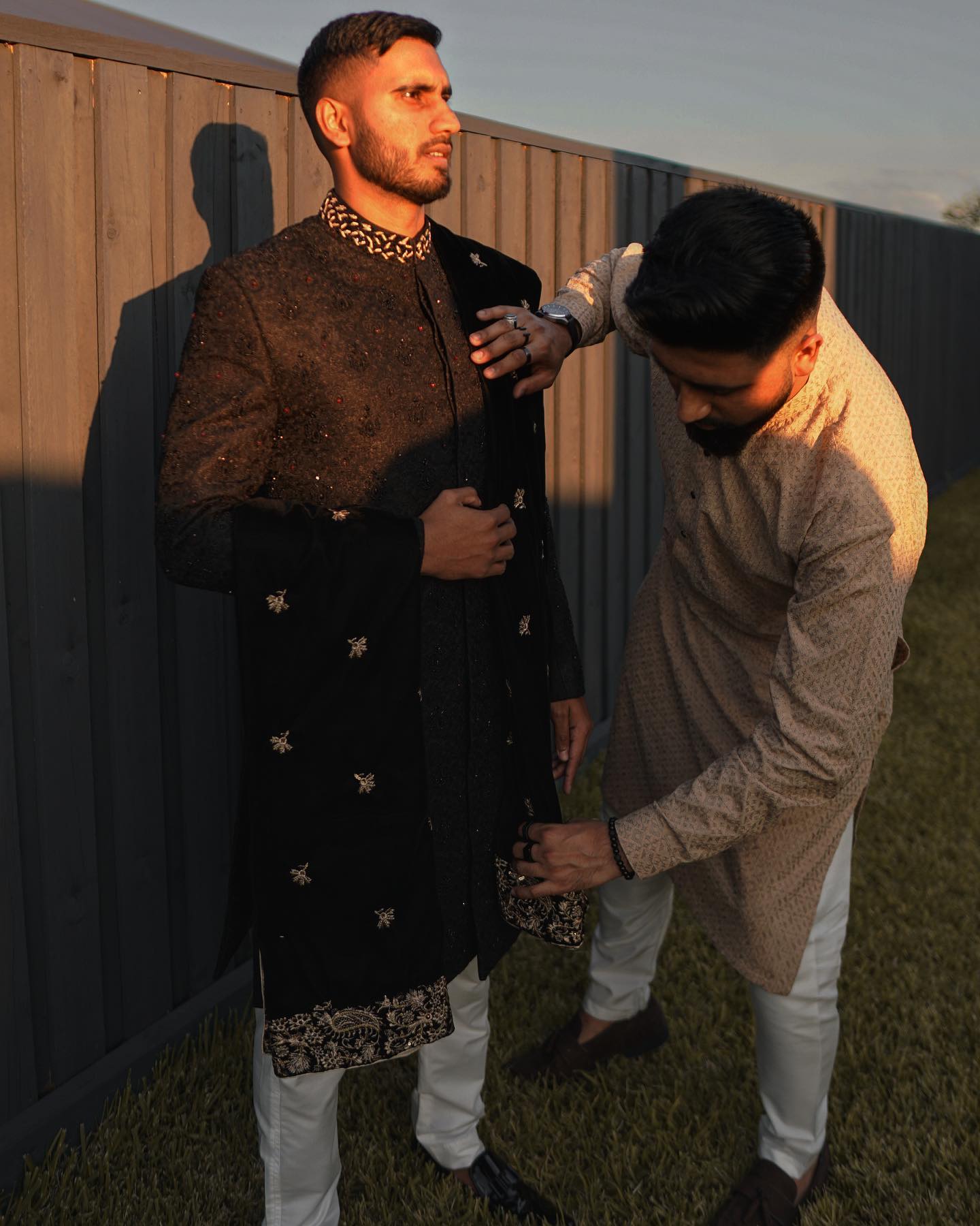 Custom-made groom outfit