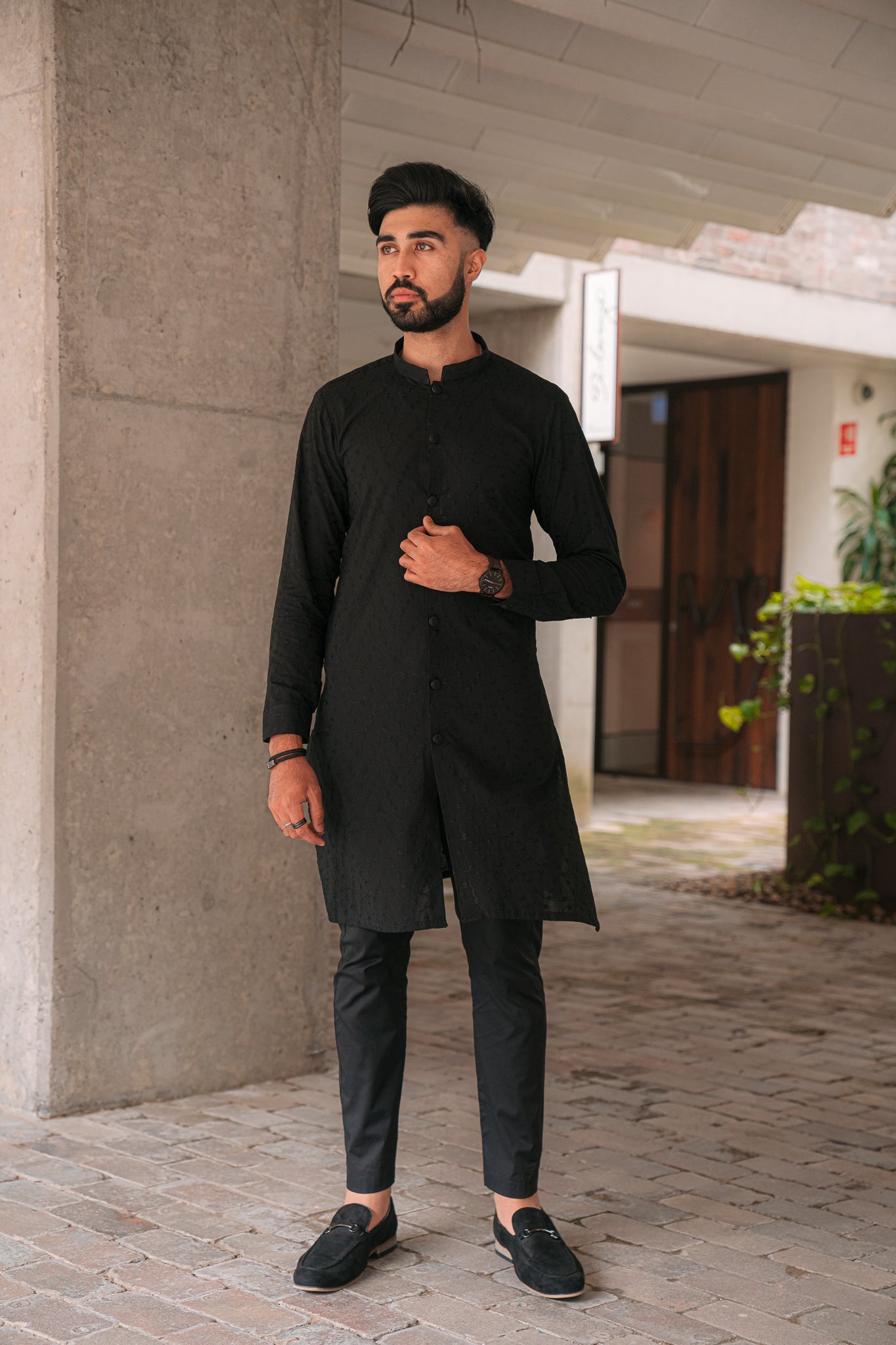 Rooh - Black Kurta