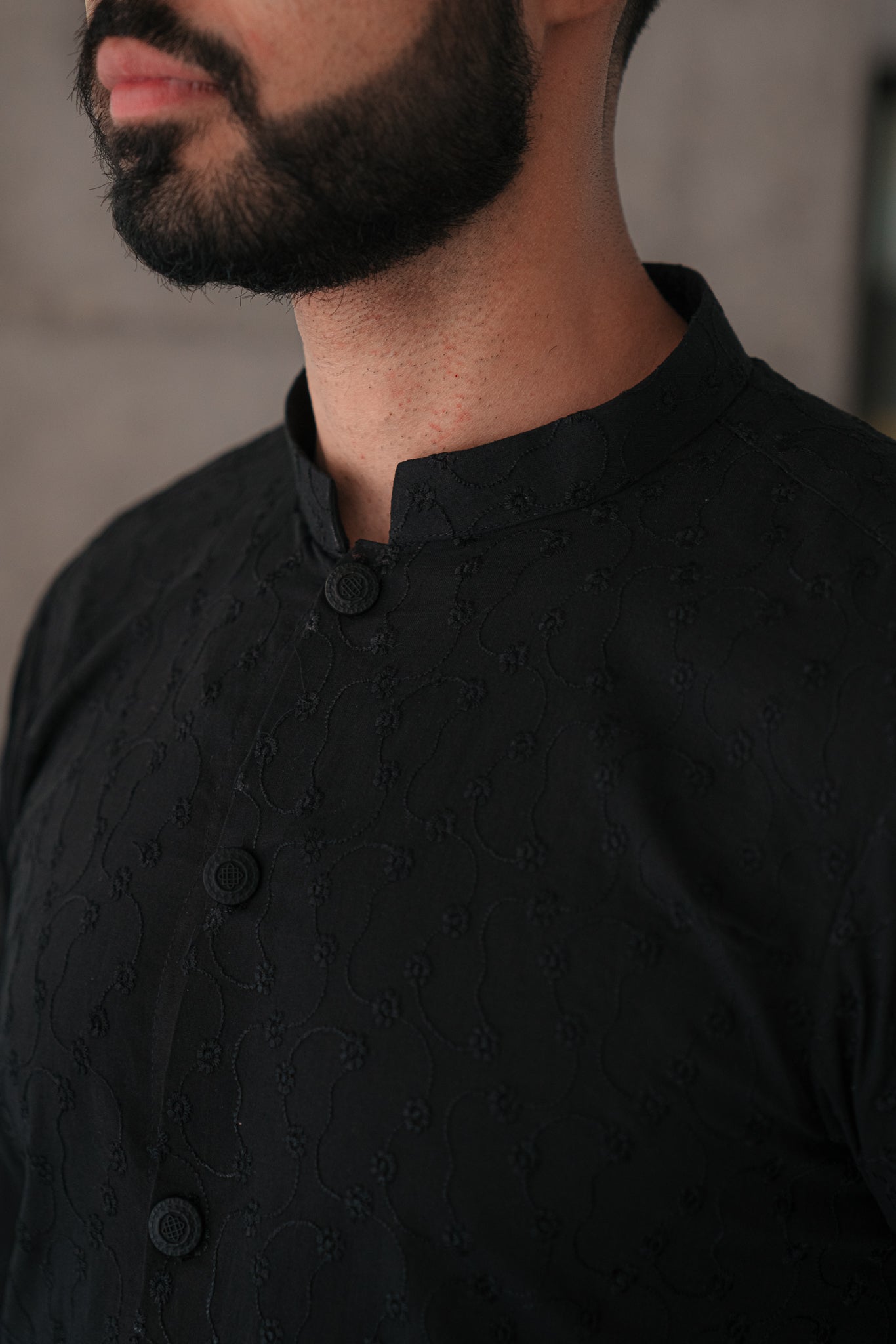 Rooh - Black Kurta