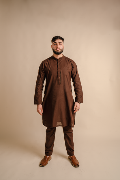 Cocoa Brown Kurta & Pajama