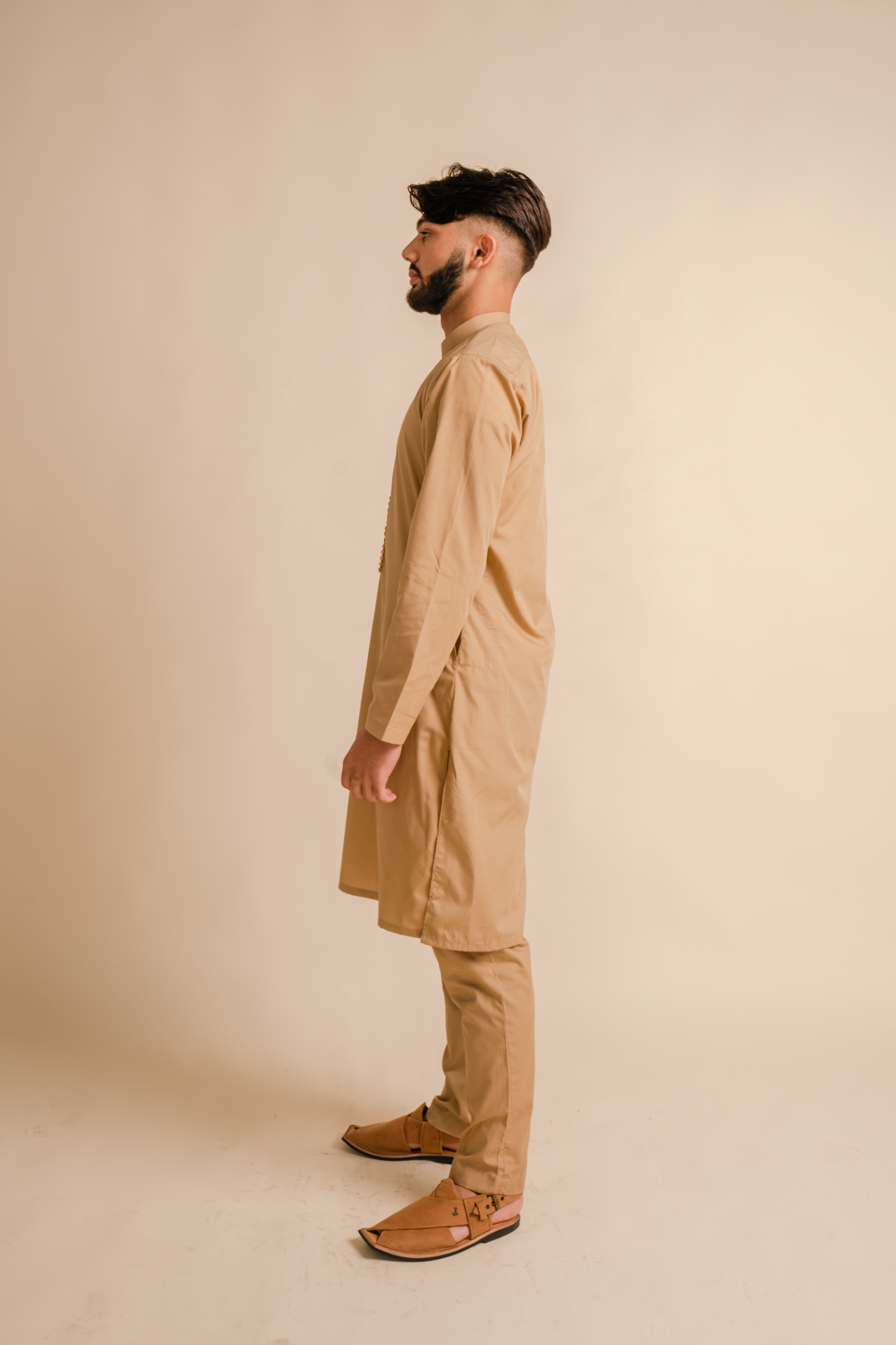 Golden Beige Kurta & Pajama