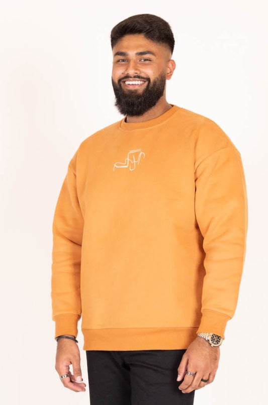Alag Oversized Sweatshirt - Orange